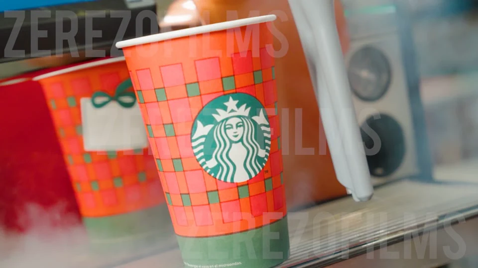 Digital content success story for Starbucks Mexico produced by ZerezoFilms: seasonal promo